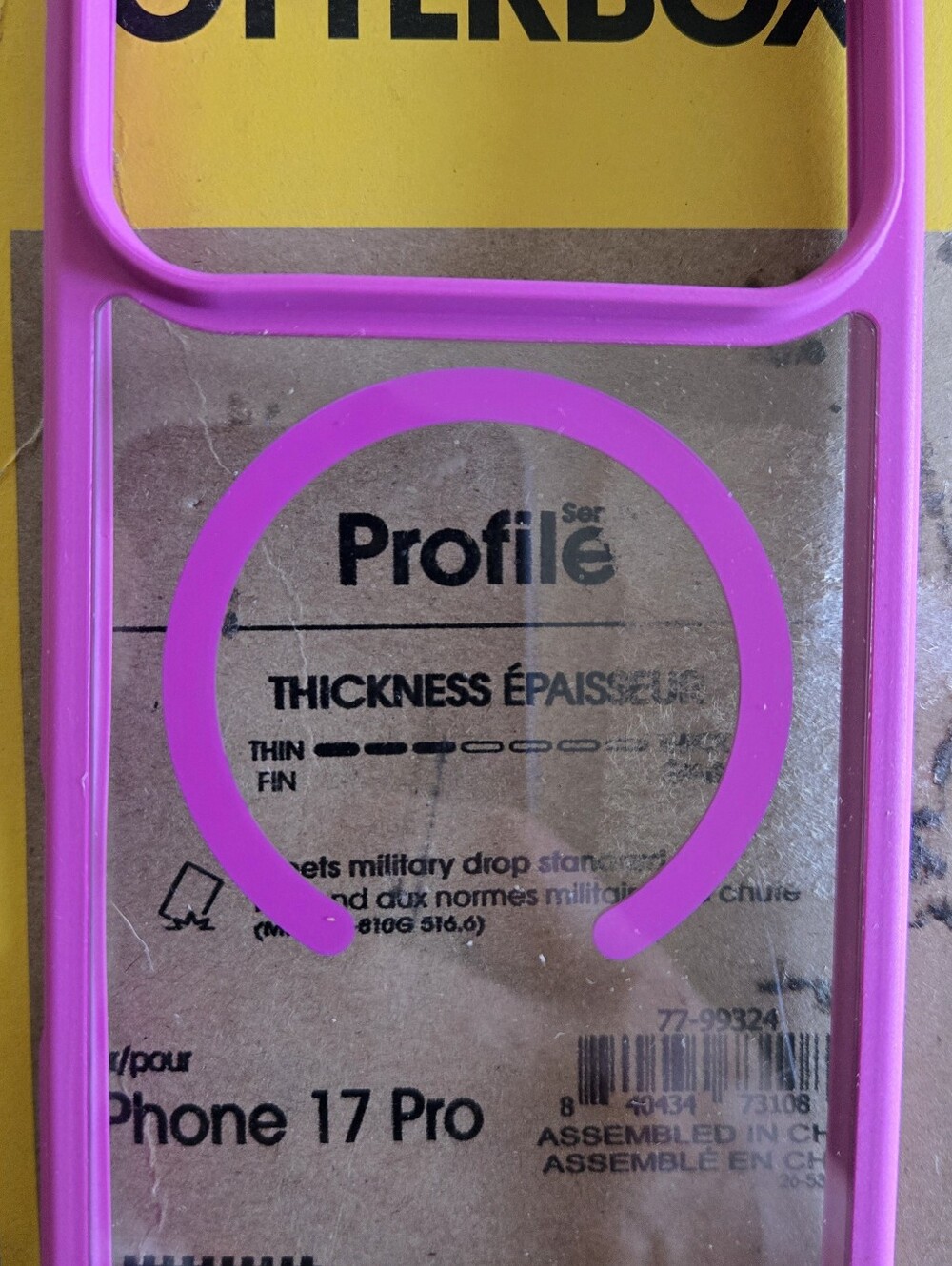 OtterBox iPhone 17 Pro Profile Series In Rose Crystal